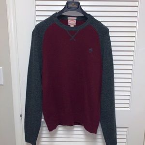 Brooks Brothers Red Fleece Men’s Brushed Wool Crewneck Sweater